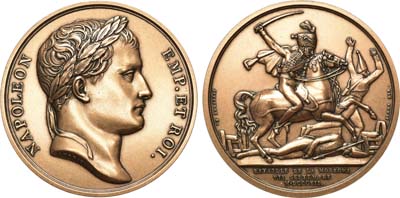 Лот №895, Медаль 1812 года. В память Бородинского сражения, 26 августа / 7 сентября 1812 г. Новодел.