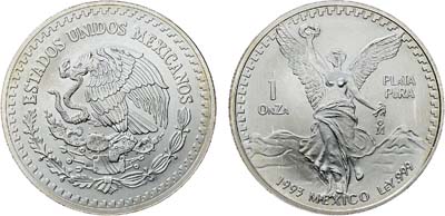 Лот №317,  Мексика. 1 унция 1993 года.