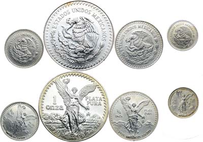 Лот №319,  Мексика. Сборный лот из 4 монет.