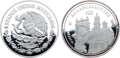 Лот №324,  Мексика. 10 песо 2005 года. Серия 