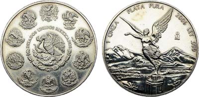 Лот №326,  Мексика. 1 унция 2006 года.