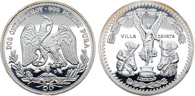 Лот №337,  Мексика. 2 унции 