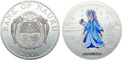 Лот №354,  Науру. 10 долларов 2008 года. Серия 