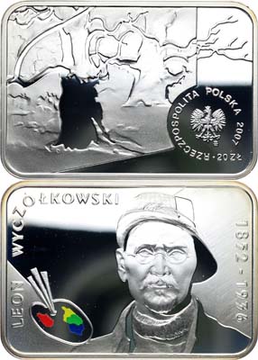 Лот №384,  Польша. Третья республика. 20 злотых 2007 года. Художники Польши 19-20 века. Леон Ян Вычулковский.