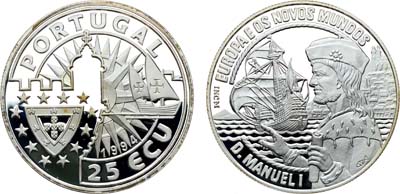 Лот №388,  Португалия. 25 экю 1994 года. Серия 