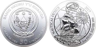 Лот №394,  Руанда. 50 франков 2017 года. Серия 