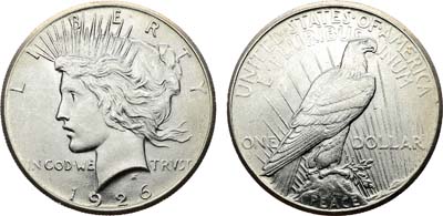 Лот №413,  США. 1 доллар 1926 года.