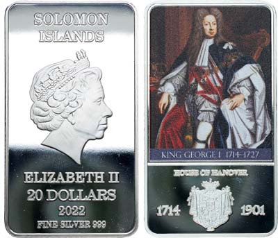 Лот №446,  Соломоновы Острова. 20 долларов 2022 года. Серия 