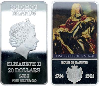 Лот №447,  Соломоновы Острова. 20 долларов 2020 года. Серия 