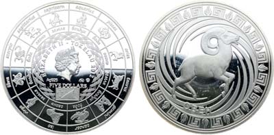 Лот №472,  Токелау. Королева Елизавета II. 5 долларов 2012 года. Серия 