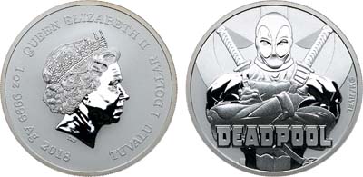 Лот №478,  Тувалу. Королева Елизавета II. 1 доллар 2018 года. Серия 