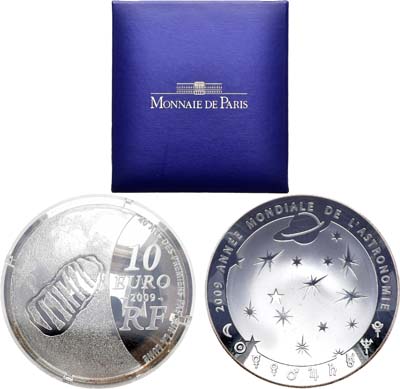 Лот №498,  Франция. Европейский союз. 10 евро 2009 года. Международный год астрономии.