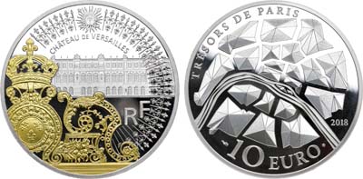 Лот №500,  Франция. 10 евро 2018 года. Серия 