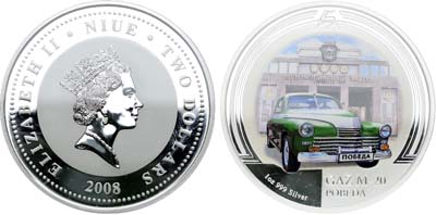Лот №633, 2 доллара 2008 года. Ниуэ. 2 доллара 2008 года. Серия 