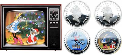 Лот №644, Набор монет 2011 года. Советская мультипликация. 
