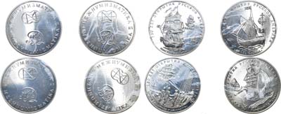 Лот №1505, Комплект жетонов 1991 года. 250 лет открытия Русской Америки.
