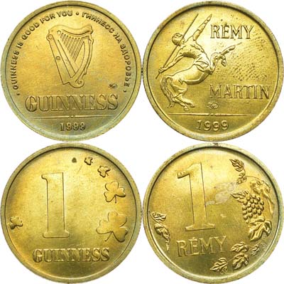 Лот №1539, Сборный лот Рекламные жетоны.