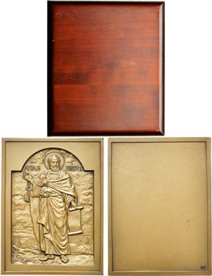 Лот №1579, Плакета 2012 года. Апостол Петр. Серия 