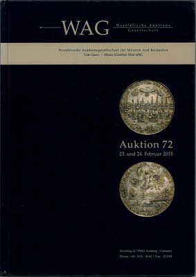 Лот №1709,  WAG. Каталог аукциона 72.