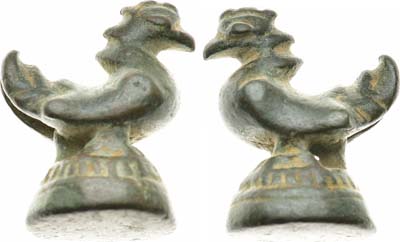 Лот №229,  Бирма. Королевство. 5 тикалей XIX-XX вв. Опиумные деньги-гирьки. Птица Каравей.