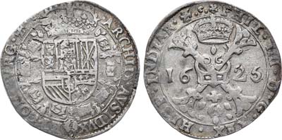 Лот №317,  Испанские Нидерланды. Бургундия. Король Филипп IV Испанский. Патагон 1625 года.