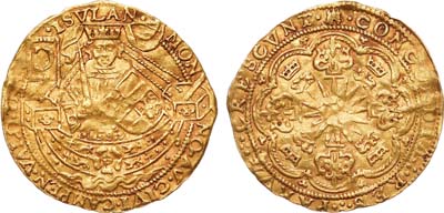 Лот №348,  Нидерланды. Кампен. 1/2 розенобля XVII в.