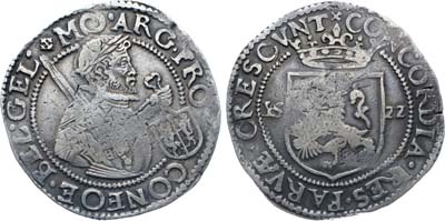 Лот №349,  Нидерланды (Республика Соединённых Провинция Нидерландов). Провинция Гельдерланд. Риксдальдер 1622 года.