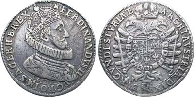 Лот №365,  Священная Римская империя. Император Фердинанд II. Талер 1621 года.