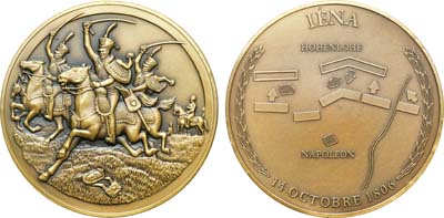 Лот №383,  США. Медаль 1991 года. Битва при Йене и Ауэрштедте. Серия 