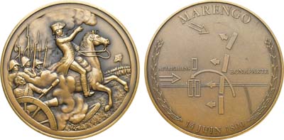 Лот №384,  США. Медаль 1991 года. Битва при Маренго. Серия 