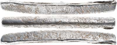 Лот №485,  Платежный слиток. Гривна новгородского типа второй половины XIV - первого десятилетия ХV веков.