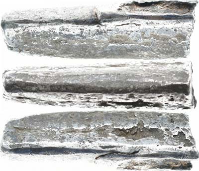 Лот №486,  Платежный слиток. Полтина Новгородского типа XIV в.