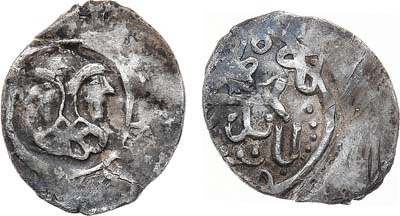 Лот №499,  Серпуховское княжество. Князь Семён Владимирович. Денга 1412-1422 гг.