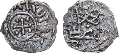 Лот №511,  Великое Княжество Нижегородско-Суздальское. Князь Борис Константинович. Денга 1383-1388 гг.