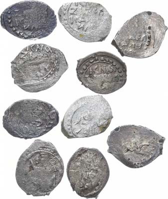 Лот №517,  Великое Княжество Нижегородско-Суздальское. Сборный лот из 5 монет.