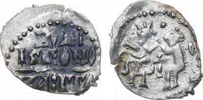 Лот №521,  Новгородская республика. Денга 1420-1478 гг.