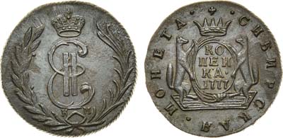 Лот №744, 1 копейка 1777 года. КМ. Сибирские.