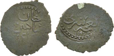 Лот №749, Кара-Бешлык (акче) 1777 года. Крымское ханство. Хан Шихин-Гирей. Кара-Бешлык (акче) 1777 года (4-й год правления).