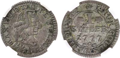 Лот №105,  Германия. Архиепископство Кёльн. Архиепископ-курфюрст Кёльна и епископ Мюнстера Максимилиан Фридрих фон Кенигсегг-Ротенфельс. Штюбер 1777 года. G. В слабе ННР AU 55.