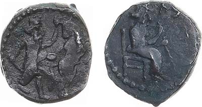 Лот №11,  Самария. Обол 375-333 гг. до н.э.