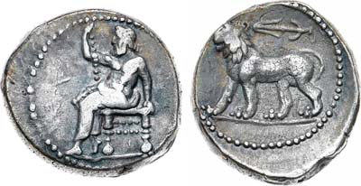 Лот №12,  Государство Селевкидов. Царь Селевк I Никатор. Тетрадрахма 311-305 гг. до н.э.