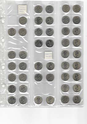 Лот №1418, Сборный лот из 69 монет.