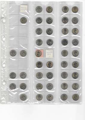 Лот №1419, Сборный лот из 69 монет.