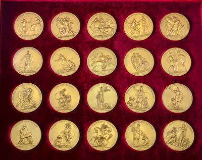 Лот №1438, Набор медалей 2012 года. 200 лет победы в Отечественной войне 1812 года. От президента Российской Федерации.