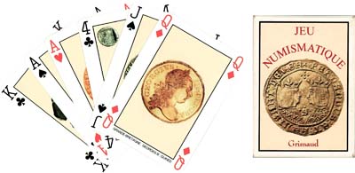 Лот №1516,  Нумизматические карты Jeu Numismatique.