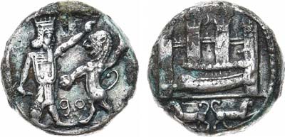 Лот №15,  Финикия. 1/2 шекеля V-IV вв. до н.э.