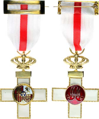 Лот №173,  Испания. Крест военных заслуг. Белый дивизион 1939-1975 гг.