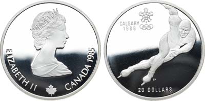 Лот №176,  Канада. 20 долларов 1985 года. Серия 