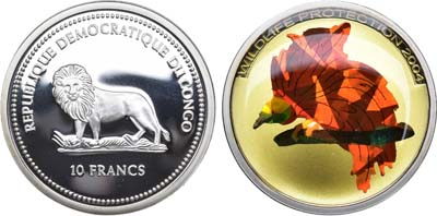 Лот №192,  Конго. Демократическая Республика. 10 франков 2004 года. Серия 