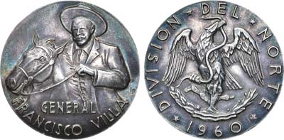 Лот №201,  Мексика. Медаль 1960 года. Франсиско 